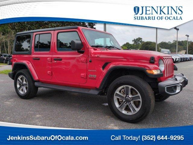 used 2021 Jeep Wrangler Unlimited car, priced at $26,774