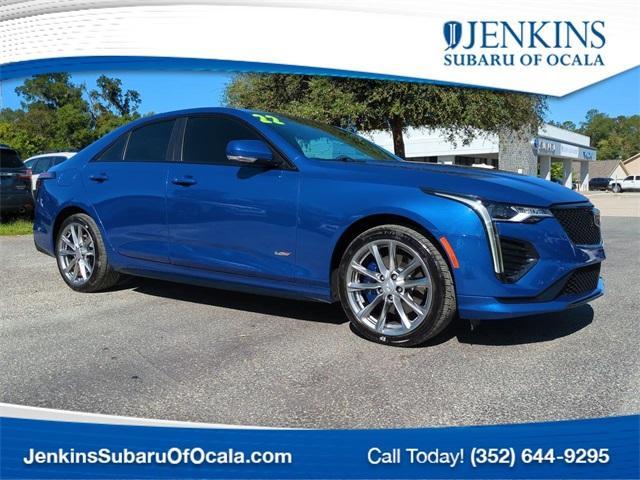used 2022 Cadillac CT4-V car, priced at $33,183