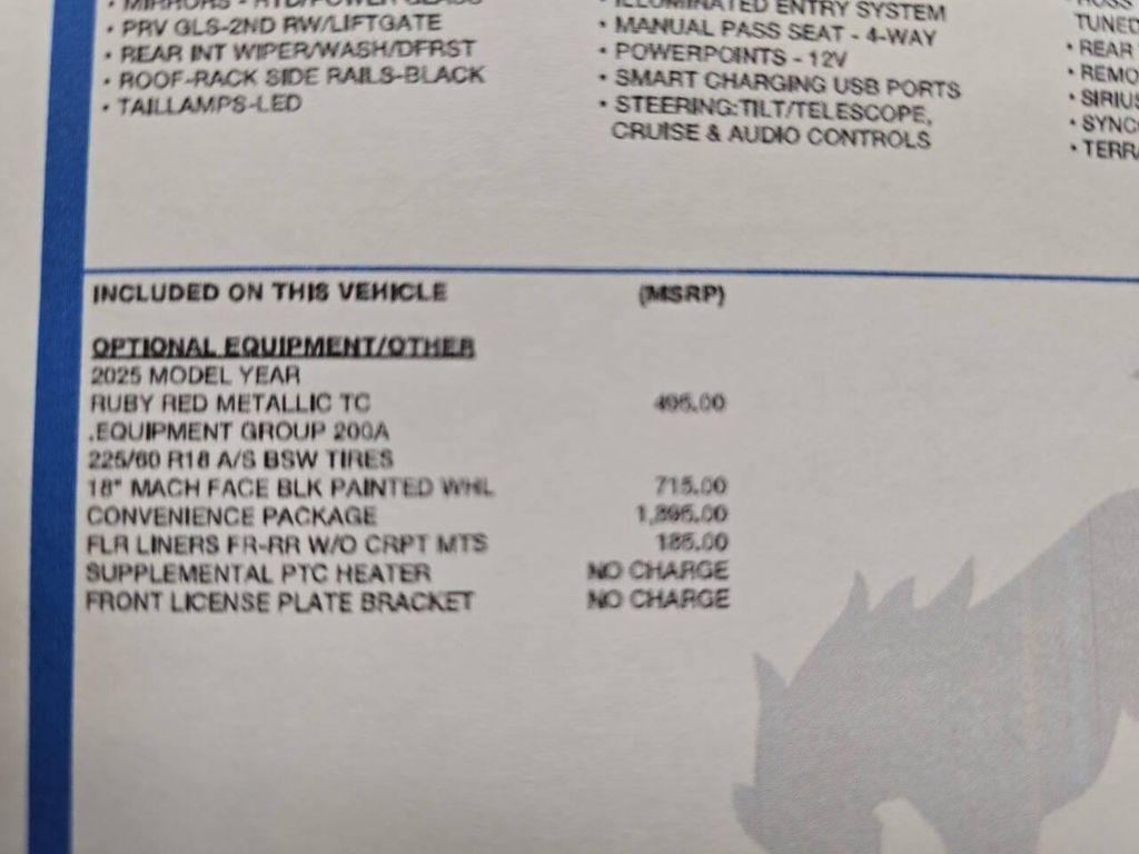 new 2025 Ford Bronco Sport car, priced at $32,355