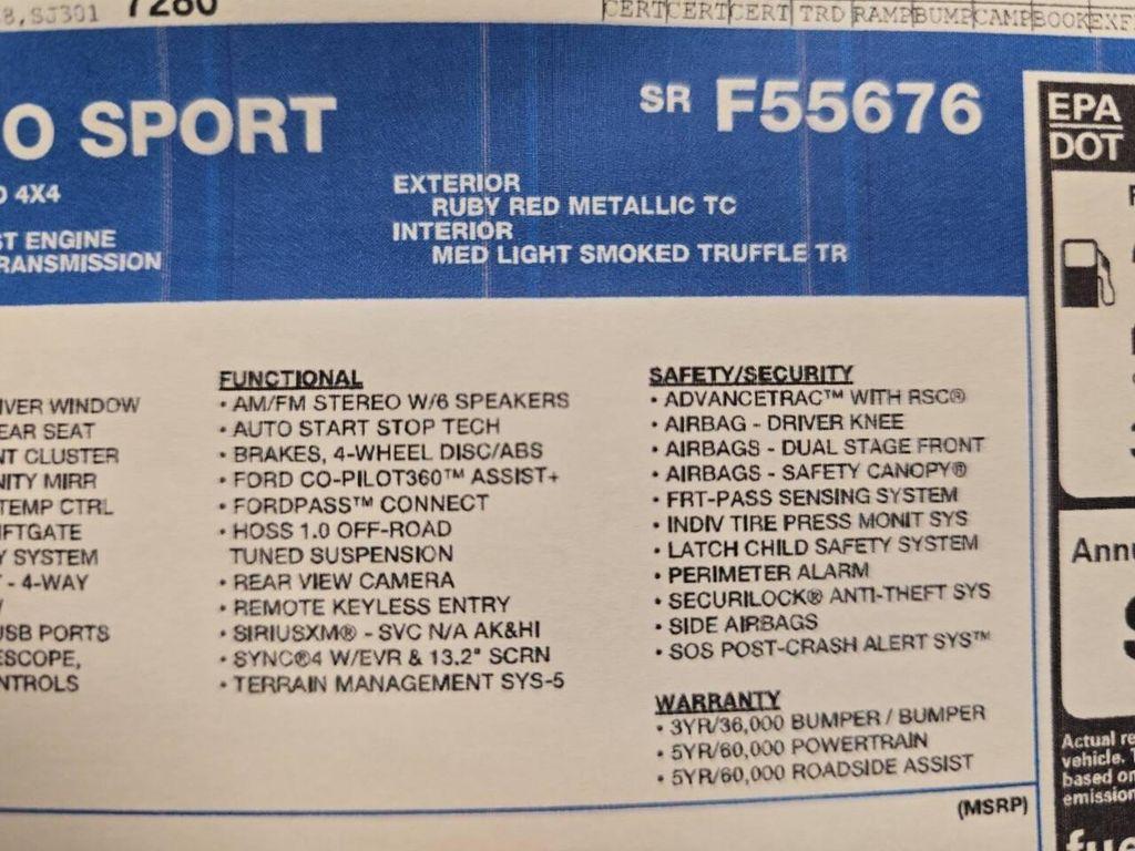 new 2025 Ford Bronco Sport car, priced at $32,355