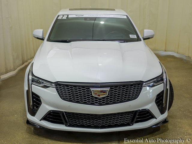 used 2022 Cadillac CT4-V car, priced at $55,950