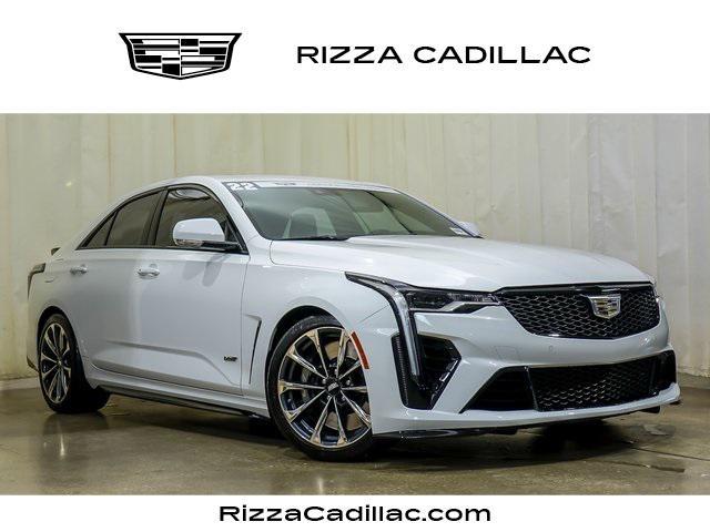 used 2022 Cadillac CT4-V car, priced at $56,950