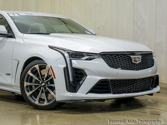 used 2022 Cadillac CT4-V car, priced at $55,950