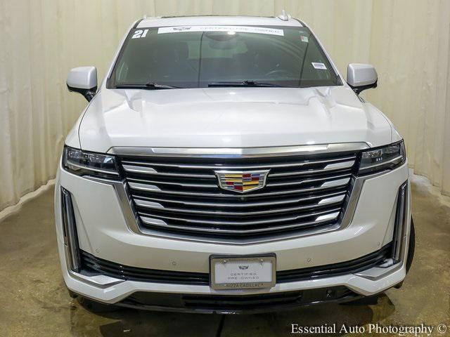 used 2021 Cadillac Escalade car, priced at $71,950