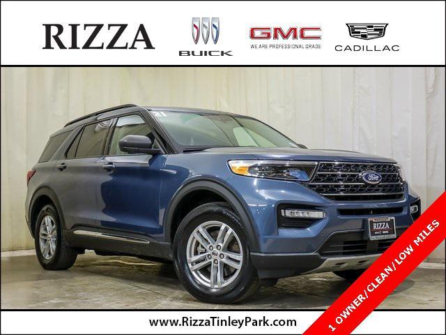 used 2021 Ford Explorer car, priced at $26,850