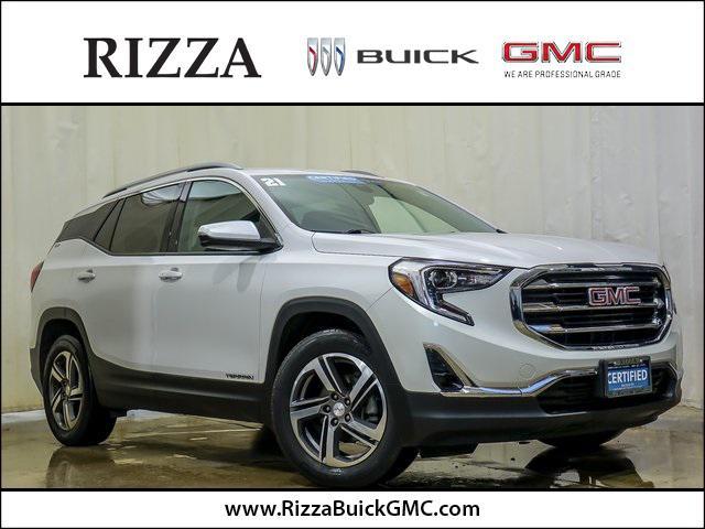 used 2021 GMC Terrain car, priced at $21,950