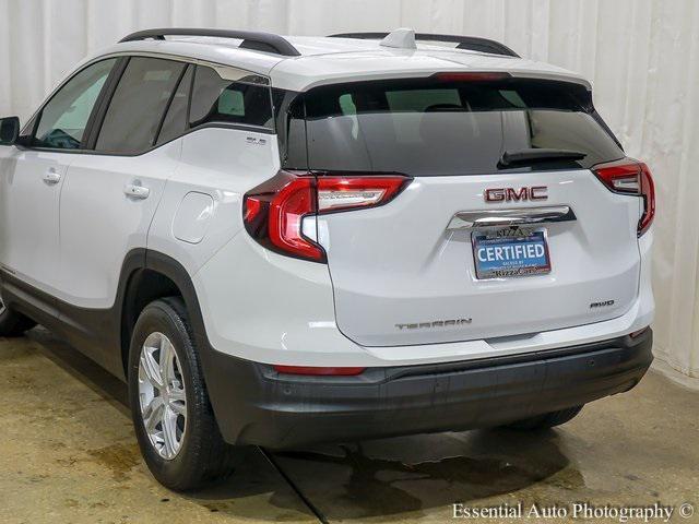 used 2022 GMC Terrain car, priced at $24,550