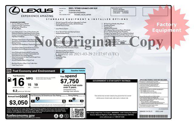 used 2021 Lexus GX 460 car, priced at $42,774