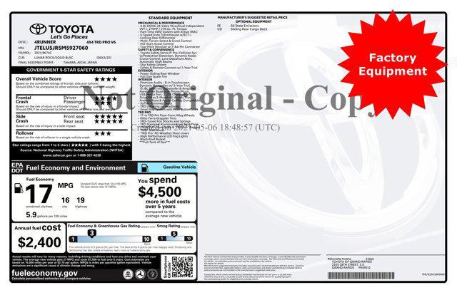used 2021 Toyota 4Runner car