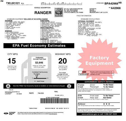 used 2011 Ford Ranger car, priced at $16,108