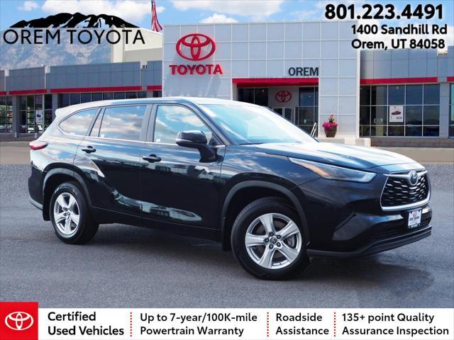 used 2023 Toyota Highlander car, priced at $35,190