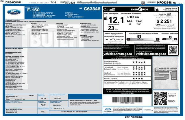 used 2017 Ford F-150 car, priced at $20,853