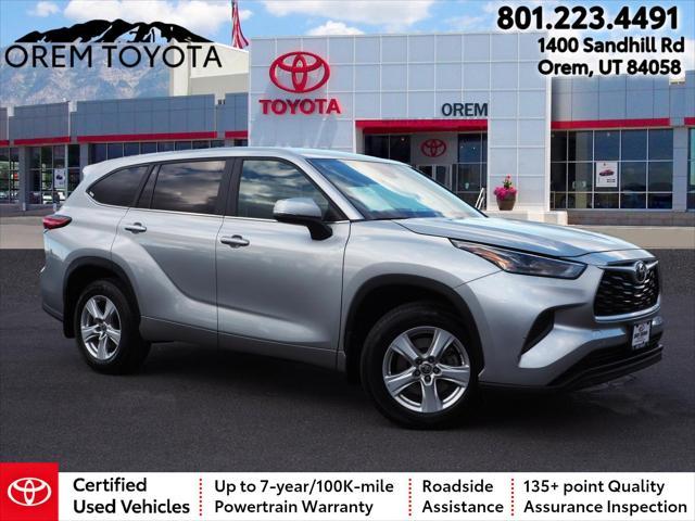 used 2023 Toyota Highlander car, priced at $32,994