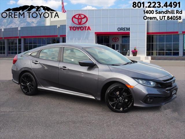 used 2019 Honda Civic car, priced at $19,500