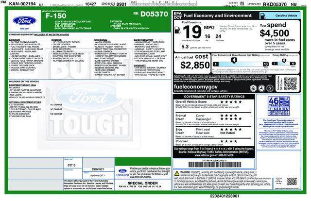 used 2024 Ford F-150 car, priced at $43,318