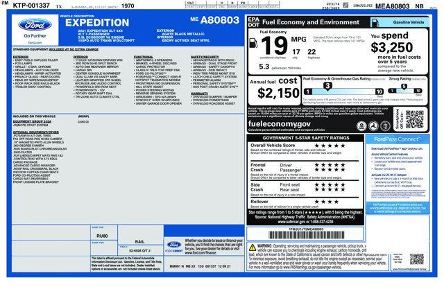 used 2021 Ford Expedition car, priced at $41,882