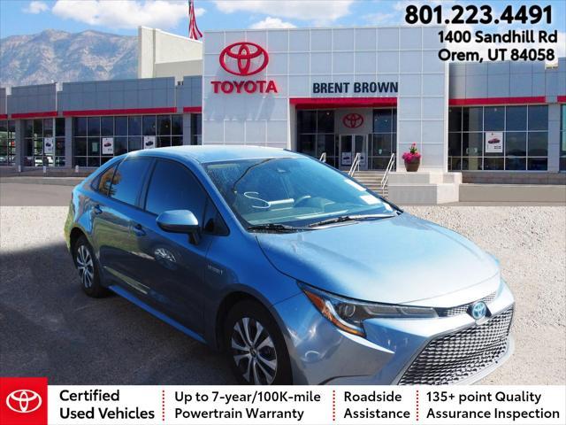 used 2021 Toyota Corolla Hybrid car, priced at $23,999