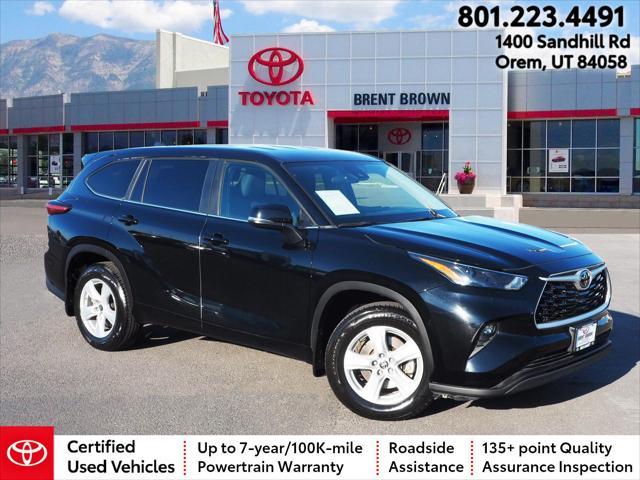 used 2023 Toyota Highlander car, priced at $37,999