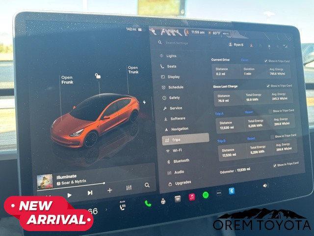 used 2023 Tesla Model 3 car, priced at $33,171