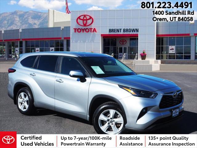 used 2023 Toyota Highlander car, priced at $37,999