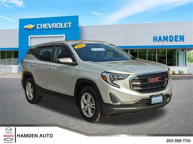 used 2021 GMC Terrain car, priced at $21,450