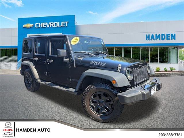 used 2016 Jeep Wrangler Unlimited car, priced at $17,282