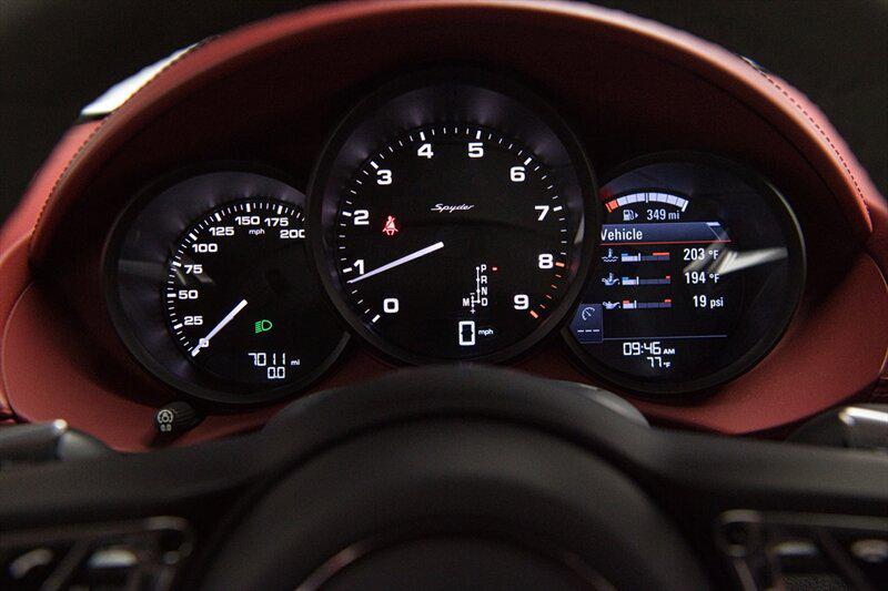 used 2021 Porsche 718 Spyder car, priced at $119,995
