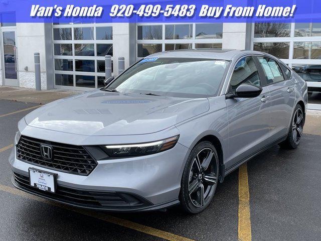 used 2023 Honda Accord Hybrid car, priced at $27,125