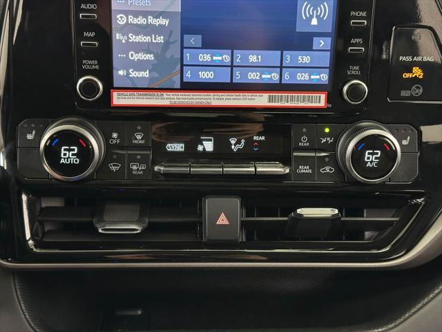 used 2022 Toyota Highlander car, priced at $38,000