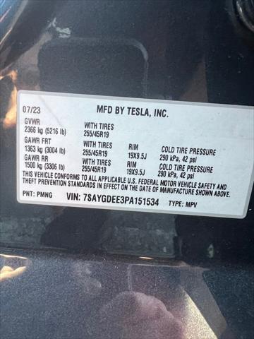 used 2023 Tesla Model Y car
