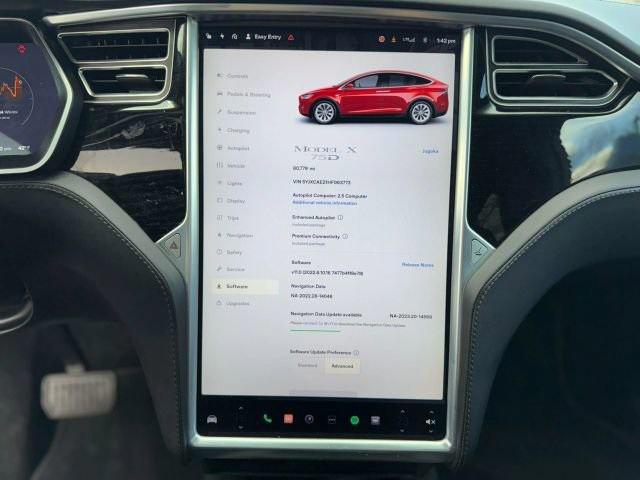 used 2017 Tesla Model X car, priced at $20,995