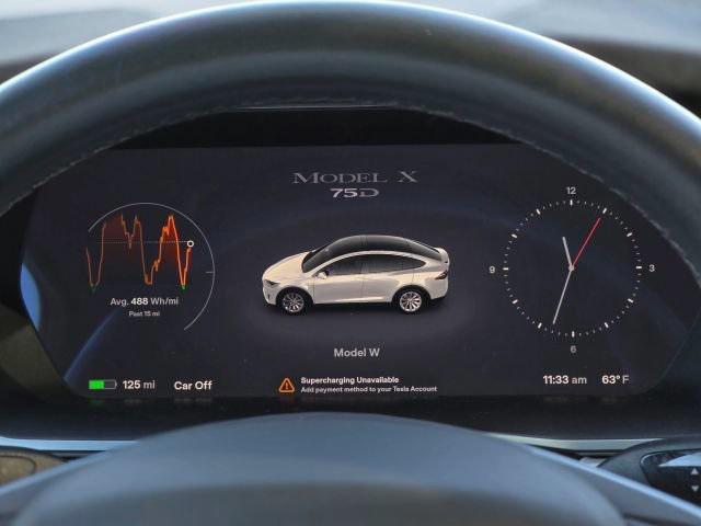 used 2017 Tesla Model X car, priced at $24,995