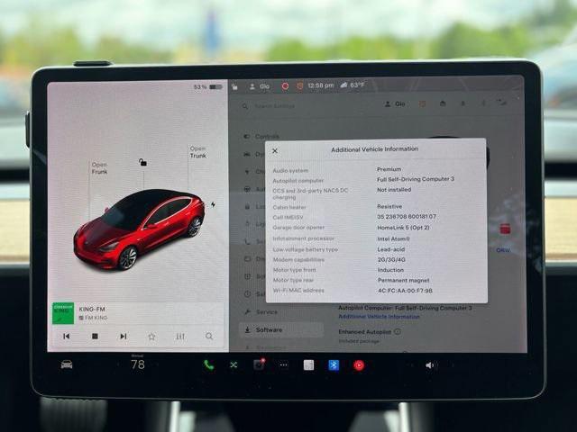 used 2018 Tesla Model 3 car, priced at $17,995