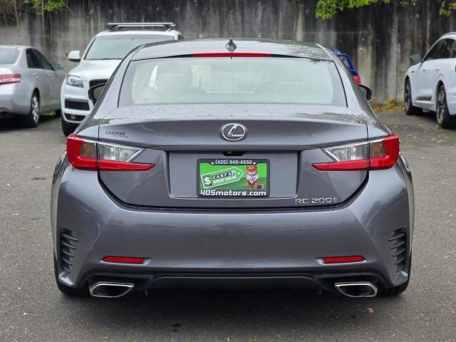 used 2016 Lexus RC 200t car, priced at $19,995