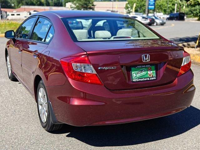 used 2012 Honda Civic car, priced at $14,995