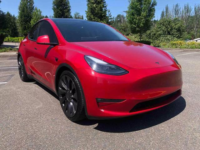 used 2021 Tesla Model Y car, priced at $38,995