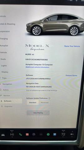 used 2016 Tesla Model X car, priced at $34,995