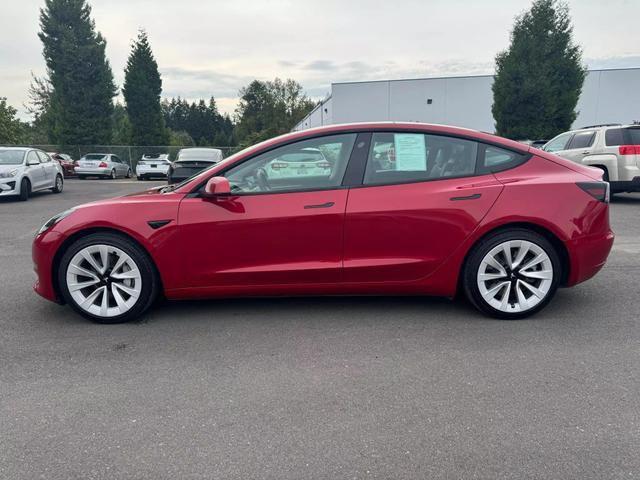 used 2022 Tesla Model 3 car, priced at $16,995