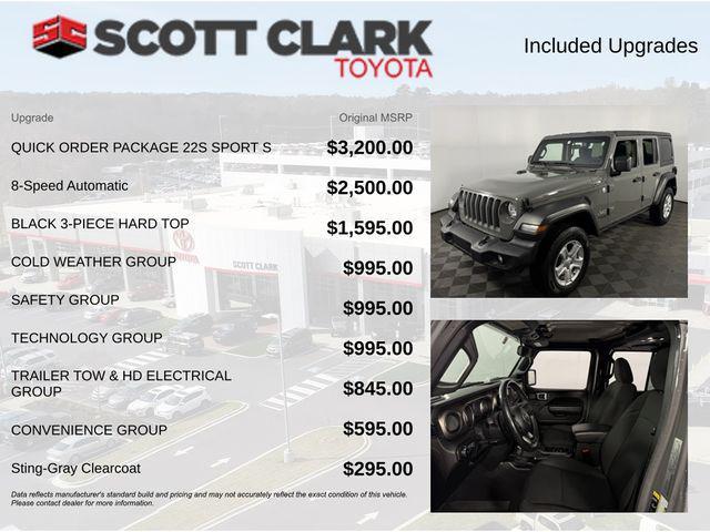 used 2021 Jeep Wrangler Unlimited car, priced at $27,101