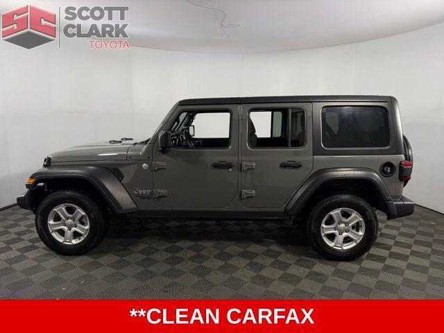 used 2021 Jeep Wrangler Unlimited car, priced at $27,101