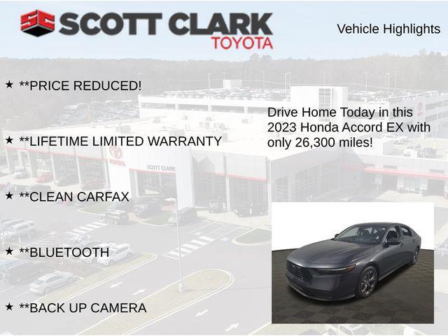 used 2023 Honda Accord car, priced at $25,056
