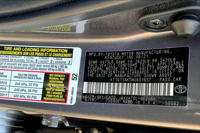 used 2021 Toyota Camry car, priced at $24,150