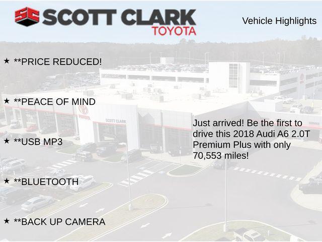 used 2018 Audi A6 car, priced at $17,823