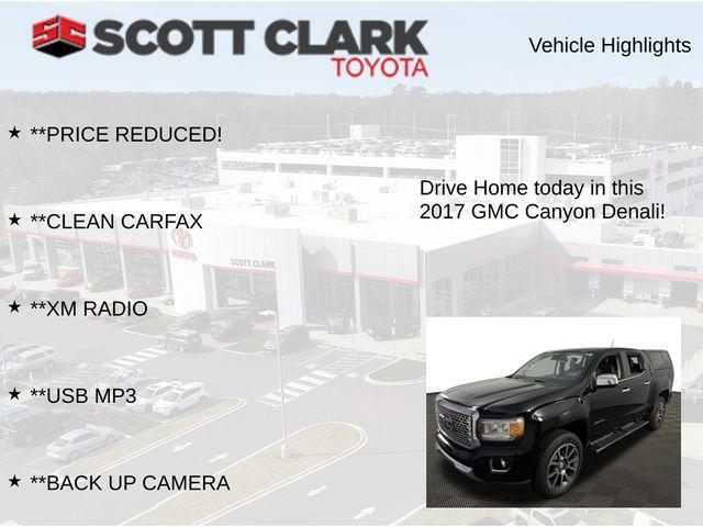 used 2017 GMC Canyon car, priced at $18,622