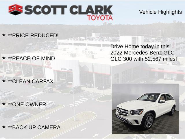 used 2022 Mercedes-Benz GLC 300 car, priced at $26,096