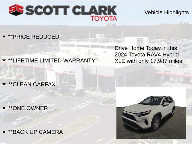 used 2024 Toyota RAV4 Hybrid car, priced at $31,484