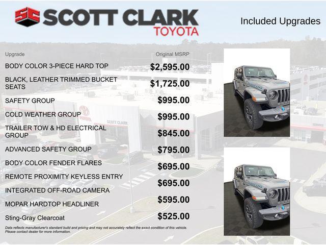 used 2021 Jeep Wrangler Unlimited 4xe car, priced at $32,182