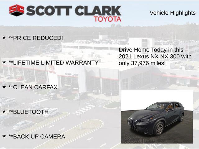 used 2021 Lexus NX 300 car, priced at $29,078