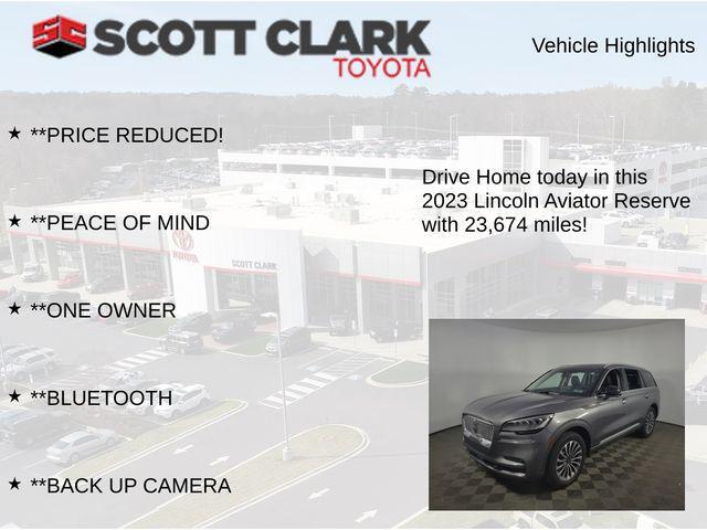 used 2023 Lincoln Aviator car, priced at $45,818