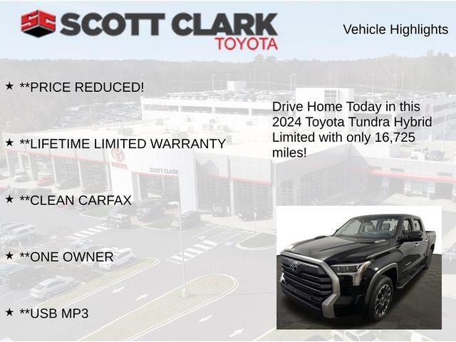 used 2024 Toyota Tundra Hybrid car, priced at $53,637